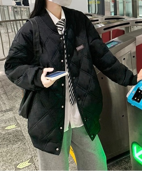 Burner（バーナー）の「【OKUOKU　0909】オーバーシルエット / ジャケット oku-outer-723017757549-45 U1（その他アウター・レディース・ブラック/カーキ/ベージュ・L/M）」の10枚目の写真