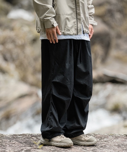 セール】【HOOK】膝タック入りコットンワークパンツ（カーゴパンツ