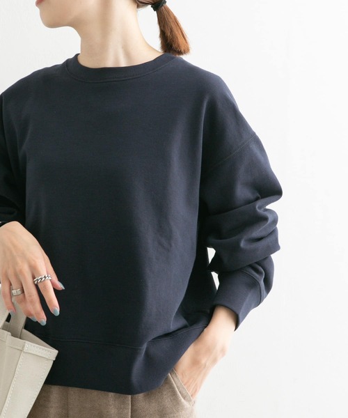 URBAN RESEARCH DOORS(アーバンリサーチドアーズ)の「URGREEN コンパクトスウェットプルオーバー(Tシャツ/カットソー・レディース・ネイビー/オートミール/キャメル・MEDIUM)」の21枚目の写真