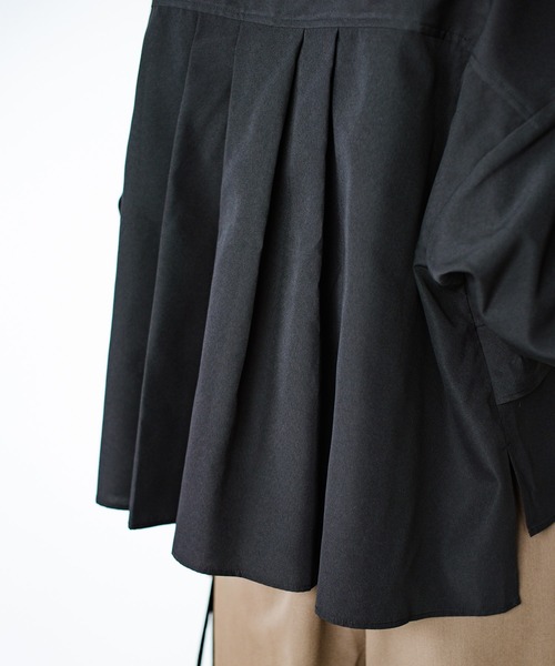 haco!（ハコ）の「胸の内、見せてあげないフリルシャツ（シャツ/ブラウス・レディース・ブラック/オフホワイト・LARGE/X-LARGE/MEDIUM/SMALL）」の22枚目の写真