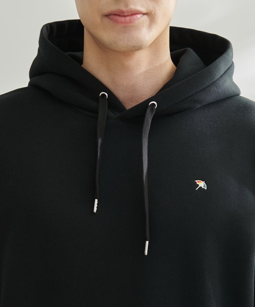 Arnold Palmer（アーノルドパーマー）の「裏起毛 シェア スウェット フーディ（パーカー・レディース・アイボリー/ダークブラウン/ブラック・M/S/XS/LL/L）」の5枚目の写真