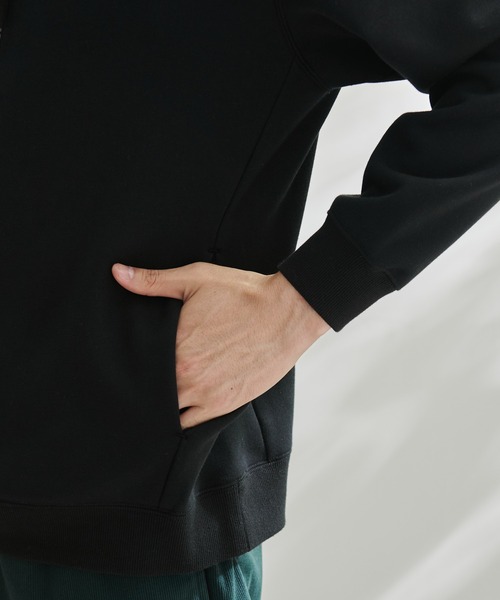 Arnold Palmer（アーノルドパーマー）の「裏起毛 シェア スウェット フーディ（パーカー・レディース・アイボリー/ダークブラウン/ブラック・M/S/XS/LL/L）」の6枚目の写真