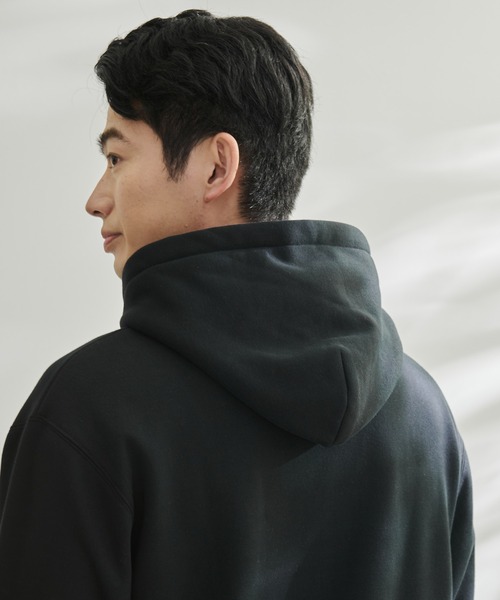 Arnold Palmer（アーノルドパーマー）の「裏起毛 シェア スウェット フーディ（パーカー・レディース・アイボリー/ダークブラウン/ブラック・M/S/XS/LL/L）」の7枚目の写真