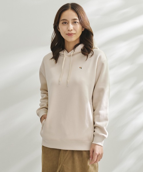 Arnold Palmer（アーノルドパーマー）の「裏起毛 シェア スウェット フーディ（パーカー・レディース・アイボリー/ダークブラウン/ブラック・M/S/XS/LL/L）」の17枚目の写真