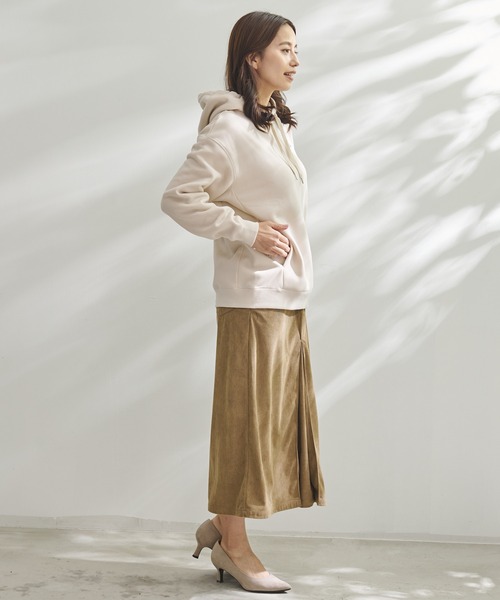 Arnold Palmer（アーノルドパーマー）の「裏起毛 シェア スウェット フーディ（パーカー・レディース・アイボリー/ダークブラウン/ブラック・M/S/XS/LL/L）」の19枚目の写真