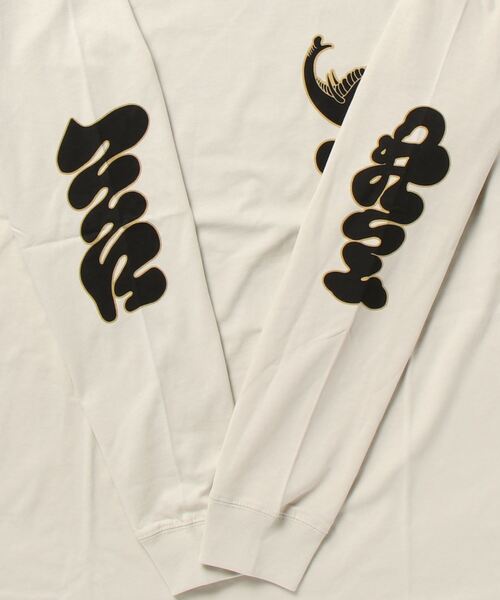GRIMEY（グライミー）の「GRMY(GRIMEY)/グライミー/LONG SLEEVE TEE①（Tシャツ/カットソー・メンズ・ホワイト・M/L/XL）」の8枚目の写真