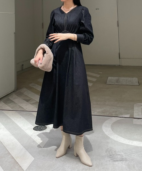 ♡フォクシー　リボンシェイプワンピース♡ ♡フォクシー リボンシェイプワンピース♡ - メルカリ