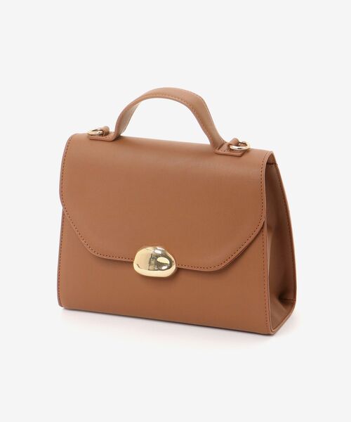 MAJESTIC LEGON（マジェスティックレゴン）の「レディモチーフハンドバッグ（ハンドバッグ・レディース・ブラック/キャメル・FREE）」の11枚目の写真