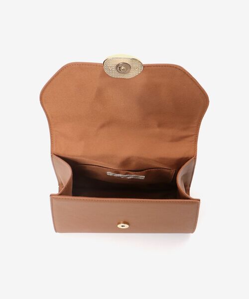 MAJESTIC LEGON（マジェスティックレゴン）の「レディモチーフハンドバッグ（ハンドバッグ・レディース・ブラック/キャメル・FREE）」の7枚目の写真