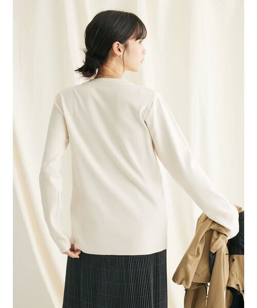 CRAFT STANDARD BOUTIQUE（クラフトスタンダードブティック）の「モックネックニットプルオーバー（ニット/セーター・レディース・アイボリー/ピンク/ラベンダー/ブラック/グレー/ネイビー・M/L）」の10枚目の写真