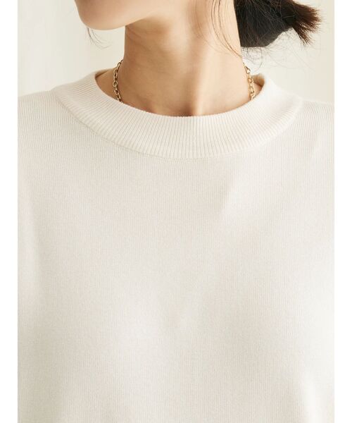 CRAFT STANDARD BOUTIQUE（クラフトスタンダードブティック）の「モックネックニットプルオーバー（ニット/セーター・レディース・アイボリー/ピンク/ラベンダー/ブラック/グレー/ネイビー・M/L）」の12枚目の写真