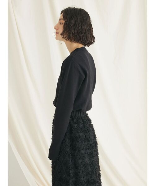 CRAFT STANDARD BOUTIQUE（クラフトスタンダードブティック）の「モックネックニットプルオーバー（ニット/セーター・レディース・アイボリー/ピンク/ラベンダー/ブラック/グレー/ネイビー・M/L）」の21枚目の写真