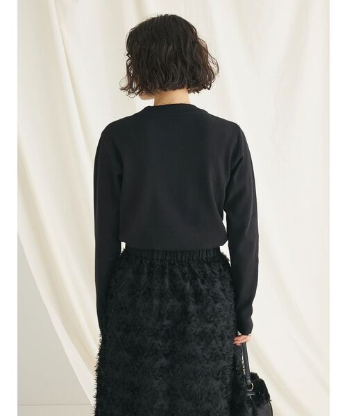 CRAFT STANDARD BOUTIQUE（クラフトスタンダードブティック）の「モックネックニットプルオーバー（ニット/セーター・レディース・アイボリー/ピンク/ラベンダー/ブラック/グレー/ネイビー・M/L）」の22枚目の写真