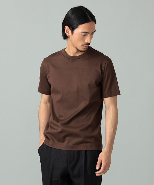SLOANE / コットンテンジク クルーネック カラーTシャツ（T