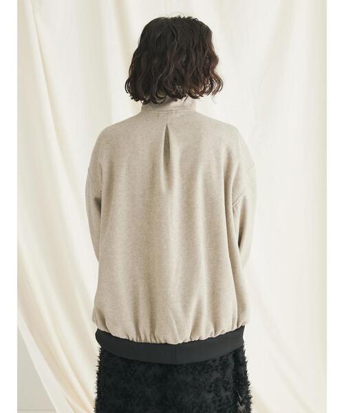 CRAFT STANDARD BOUTIQUE（クラフトスタンダードブティック）の「エッグブルゾン（ブルゾン・レディース・ベージュ/ブラック・FREE）」の11枚目の写真