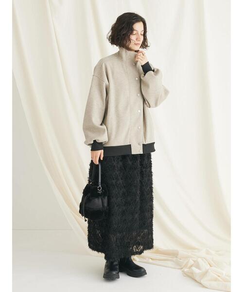 CRAFT STANDARD BOUTIQUE（クラフトスタンダードブティック）の「エッグブルゾン（ブルゾン・レディース・ベージュ/ブラック・FREE）」の14枚目の写真