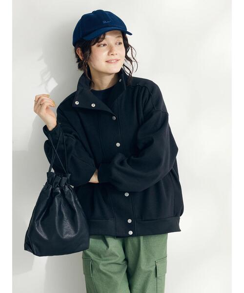 CRAFT STANDARD BOUTIQUE（クラフトスタンダードブティック）の「エッグブルゾン（ブルゾン・レディース・ベージュ/ブラック・FREE）」の8枚目の写真