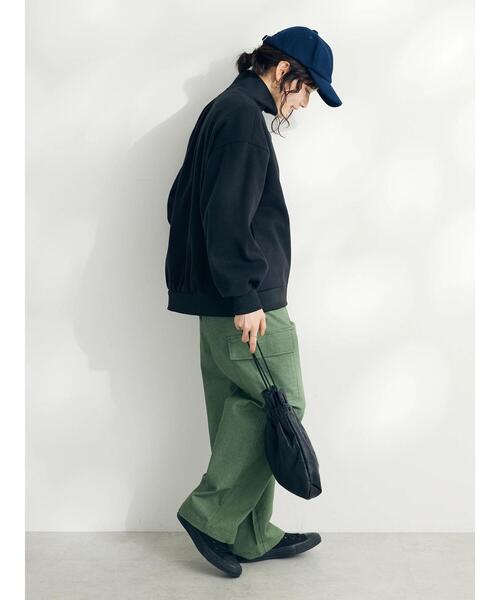 CRAFT STANDARD BOUTIQUE（クラフトスタンダードブティック）の「エッグブルゾン（ブルゾン・レディース・ベージュ/ブラック・FREE）」の15枚目の写真