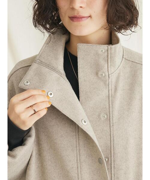 CRAFT STANDARD BOUTIQUE（クラフトスタンダードブティック）の「エッグブルゾン（ブルゾン・レディース・ベージュ/ブラック・FREE）」の9枚目の写真