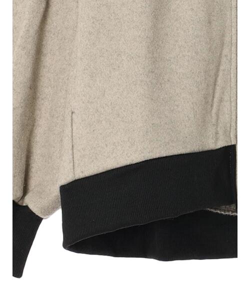 CRAFT STANDARD BOUTIQUE（クラフトスタンダードブティック）の「エッグブルゾン（ブルゾン・レディース・ベージュ/ブラック・FREE）」の10枚目の写真