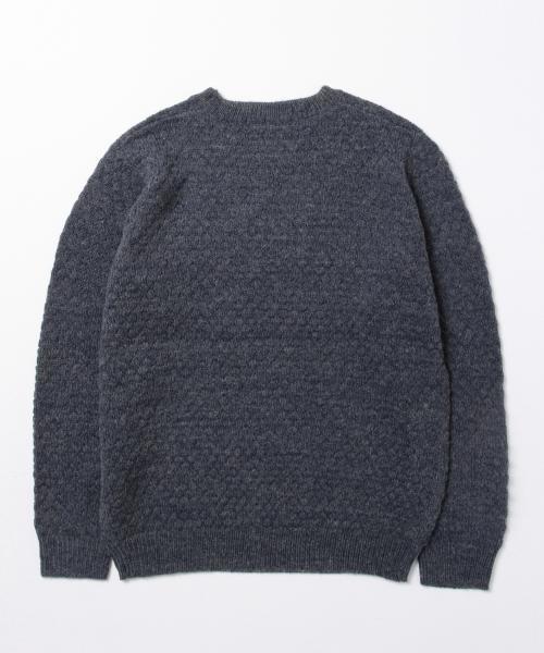 B:MING by BEAMS（ビーミングバイビームス）の「ビーミング by ビームス / アルパカポップコーンクルー（ニット/セーター・メンズ・ライトグレー/ブラウン/インディゴブルー/ネイビー・X-LARGE/SMALL/MEDIUM/LARGE）」の18枚目の写真