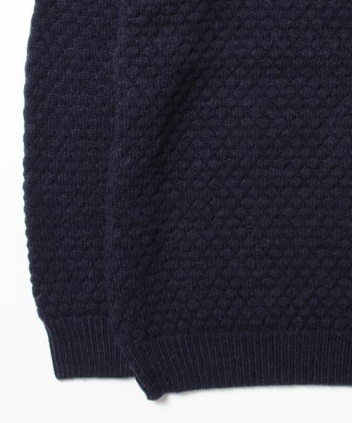 B:MING by BEAMS（ビーミングバイビームス）の「ビーミング by ビームス / アルパカポップコーンクルー（ニット/セーター・メンズ・ライトグレー/ブラウン/インディゴブルー/ネイビー・X-LARGE/SMALL/MEDIUM/LARGE）」の20枚目の写真