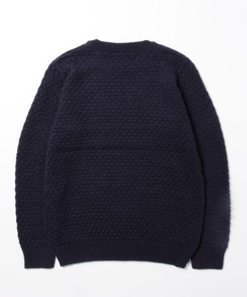 B:MING by BEAMS（ビーミングバイビームス）の「ビーミング by ビームス / アルパカポップコーンクルー（ニット/セーター・メンズ・ライトグレー/ブラウン/インディゴブルー/ネイビー・X-LARGE/SMALL/MEDIUM/LARGE）」の22枚目の写真