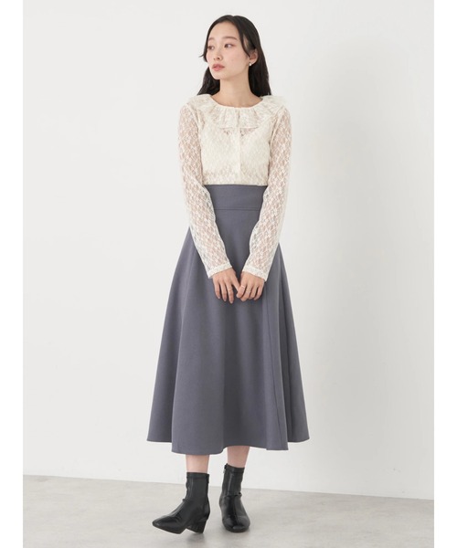 earth music&ecology（アースミュージックアンドエコロジー）の「ポコポコレースブラウス（シャツ/ブラウス・レディース・ブラック/アイボリー・FREE）」の19枚目の写真