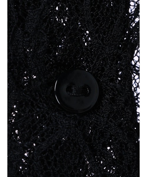 earth music&ecology（アースミュージックアンドエコロジー）の「ポコポコレースブラウス（シャツ/ブラウス・レディース・ブラック/アイボリー・FREE）」の15枚目の写真