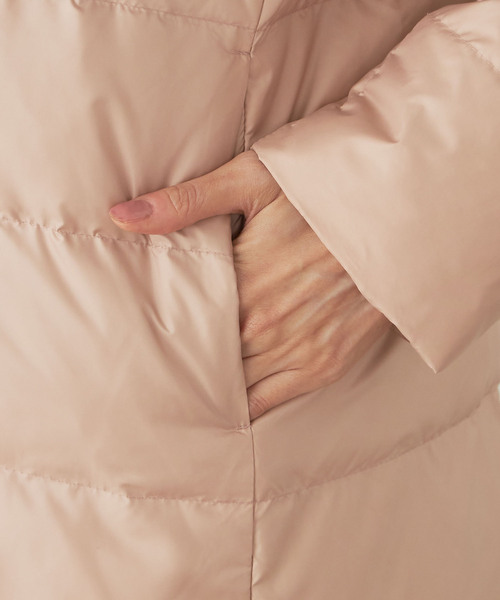 DECOY SINCE 1981（デコイシンスイチキュウハチイチ）の「【撥水・洗濯可能】ダウンコート（ダウンジャケット/コート・レディース・ブラック/ベージュ/ピンク・13号/9号/11号）」の12枚目の写真