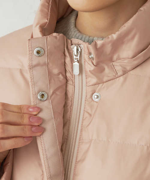 DECOY SINCE 1981（デコイシンスイチキュウハチイチ）の「【撥水・洗濯可能】ダウンコート（ダウンジャケット/コート・レディース・ブラック/ベージュ/ピンク・13号/9号/11号）」の16枚目の写真