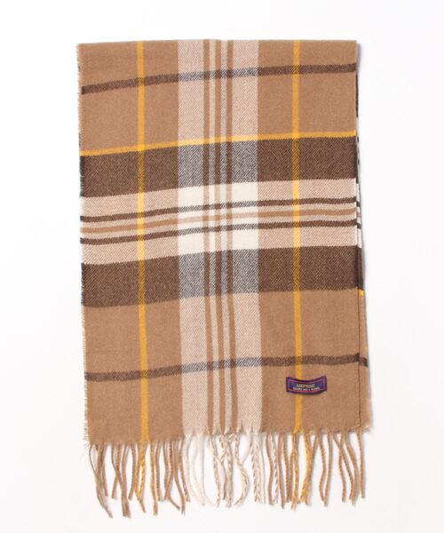 Right-on(ライトオン)の「チェック柄マフラー(マフラー・メンズ・ブラック/ネイビー/ベージュ・フリー)」の7枚目の写真