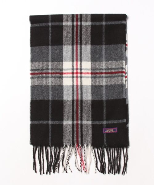 Right-on(ライトオン)の「チェック柄マフラー(マフラー・メンズ・ブラック/ネイビー/ベージュ・フリー)」の6枚目の写真