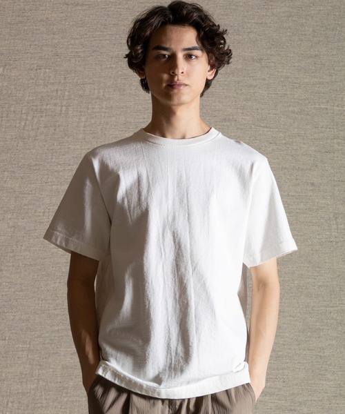 Jackman（ジャックマン）の「Dotsume T-Shirt（Tシャツ/カットソー・メンズ・シルバーグレー/グレー系その他2/オフホワイト/グレー/ブラック/エメラルドブルー/ベージュ系その他/パープル系その他/ネイビー/ラベンダー/グリーン/オリーブ/スモークピンク/ホワイト系その他2/モスグリーン・X-LARGE/MEDIUM/SMALL/LARGE）」の2枚目の写真