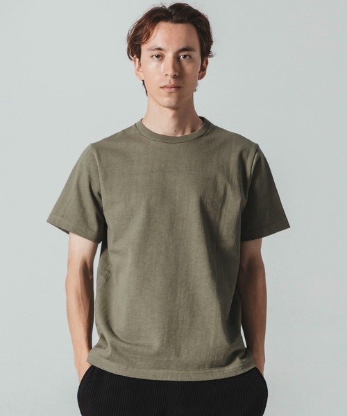 Jackman（ジャックマン）の「Dotsume T-Shirt（Tシャツ/カットソー・メンズ・シルバーグレー/グレー系その他2/オフホワイト/グレー/ブラック/エメラルドブルー/ベージュ系その他/パープル系その他/ネイビー/ラベンダー/グリーン/オリーブ/スモークピンク/ホワイト系その他2/モスグリーン・X-LARGE/MEDIUM/SMALL/LARGE）」の9枚目の写真