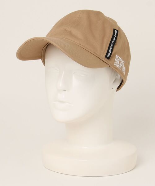CAMP7（キャンプセブン）の「【CAMP7】テープロゴキャップ（キャップ・レディース・ベージュ/ブラック・フリー）」の5枚目の写真