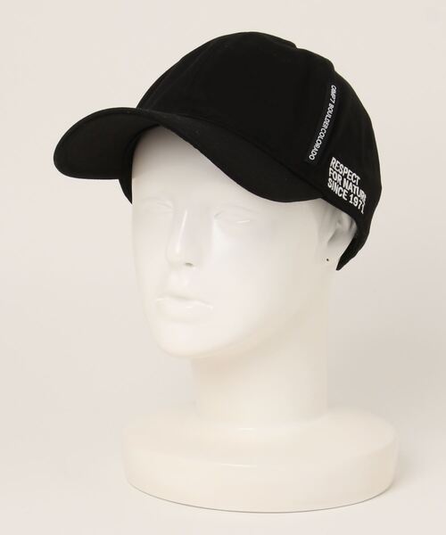 CAMP7（キャンプセブン）の「【CAMP7】テープロゴキャップ（キャップ・レディース・ベージュ/ブラック・フリー）」の4枚目の写真