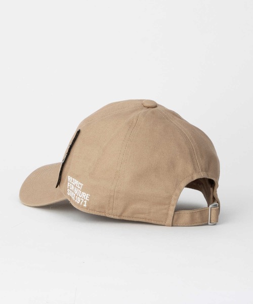 CAMP7（キャンプセブン）の「【CAMP7】テープロゴキャップ（キャップ・レディース・ベージュ/ブラック・フリー）」の8枚目の写真