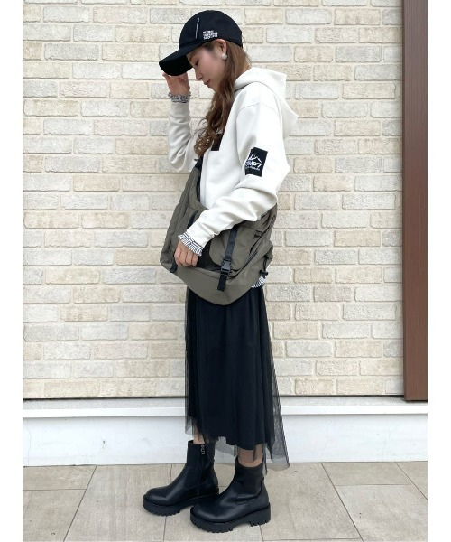 CAMP7（キャンプセブン）の「【CAMP7】テープロゴキャップ（キャップ・レディース・ベージュ/ブラック・フリー）」の14枚目の写真