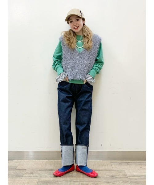 CAMP7（キャンプセブン）の「【CAMP7】テープロゴキャップ（キャップ・レディース・ベージュ/ブラック・フリー）」の22枚目の写真