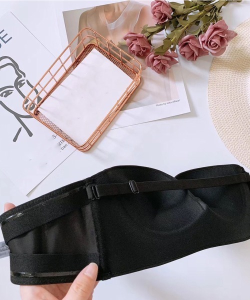 Miniministore(ミニミニストア)の「ストラップレスブラ盛れるずれない落ちない(ブラジャー・レディース・ブラック/ライトベージュ/ラベンダー・L/XL/S/M)」の8枚目の写真