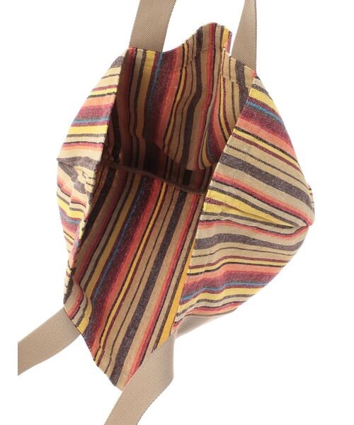 Ungrid(アングリッド)の「ストライプトートバッグ(トートバッグ・レディース・ベージュ/オフホワイト・FREE)」の10枚目の写真