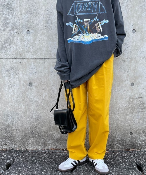 JEANS FACTORY Clothes（ジーンズファクトリークローズ）の「[Jeans Factory Clothes/ジーンズファクトリークローズ] 7DAYS ナイロンイージーカラーパンツ（その他パンツ・レディース・ブラック/ネイビー/グレー/ピンク/イエロー/ブルー/グリーン・F）」の6枚目の写真