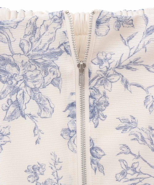 31 Sons de mode(トランテアン ソン ドゥ モード)の「花柄メッシュスカート(スカート・レディース・グレー/ブルー・38/36)」の13枚目の写真