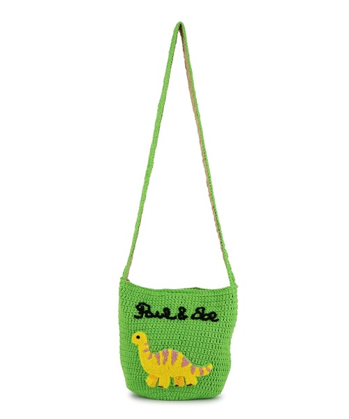 PAUL & JOE ACCESSOIRES (ポール＆ジョーアクセソワ)クロシェ編みミニショルダーバッグ ダイナソー PJA-B1031（ショルダーバッグ）｜PAUL & JOE ACCESSOIRES（ポールアンドジョーアクセソワ）