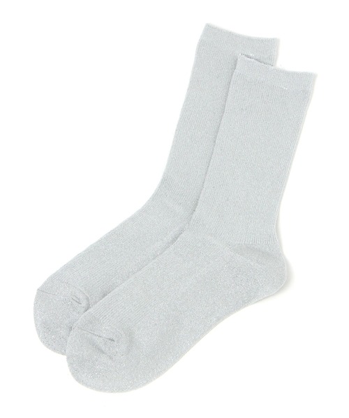 LOWRYS FARM（ローリーズファーム）の「ラメミックスソックス　 996781（ソックス/靴下・レディース・ピンク/ブラック/グレー/ブルー・FREE）」の2枚目の写真