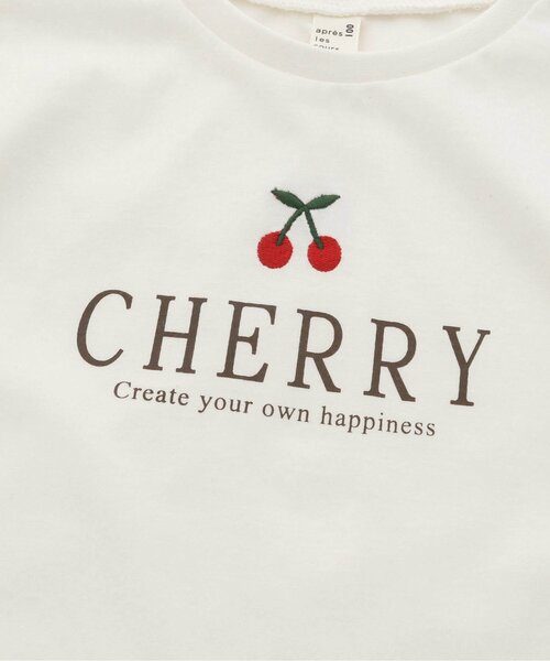 apres les cours(アプレレクール)の「4色4柄モチーフTシャツ(Tシャツ/カットソー・キッズ・アイボリー/チャコール/ラベンダー/ピンク・80/110/90/100/120/140/130)」の18枚目の写真