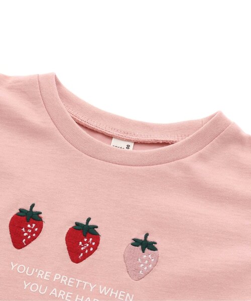 apres les cours(アプレレクール)の「4色4柄モチーフTシャツ(Tシャツ/カットソー・キッズ・アイボリー/チャコール/ラベンダー/ピンク・80/110/90/100/120/140/130)」の9枚目の写真