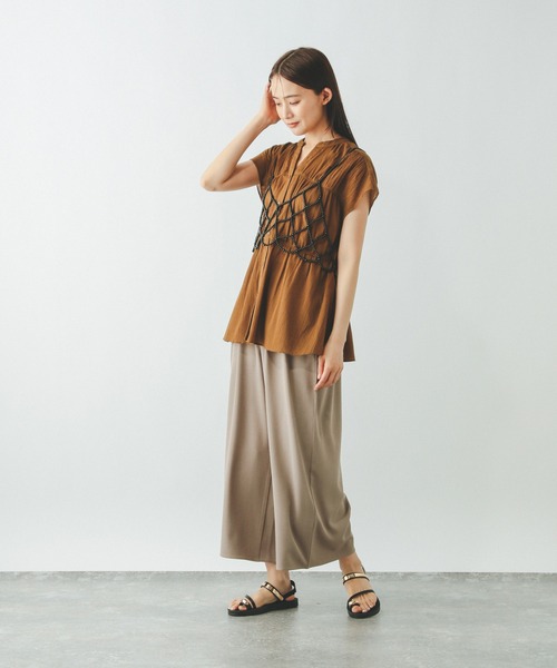 GLOBAL WORK(グローバルワーク)の「パールビスチェ/115641(ベスト・レディース・ホワイト系8/ブラック・ONE SIZE)」の21枚目の写真