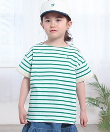 n.o.u.s（ノウズ）の「n.o.u.s ボーダーＴシャツ（半袖）（Tシャツ/カットソー・キッズ）」